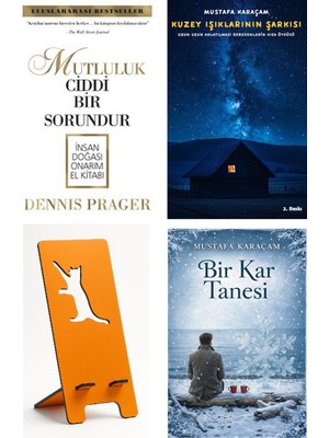 Butik Mutluluk Ciddi Bir Sorundur - Dennis Prager + Kuzey Işıklarının Şarkısı + Telefon Tutucu + Bir Kar Tanesi