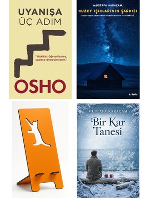 Butik Uyanışa Üç Adım - Osho + Kuzey Işıklarının Şarkısı + Telefon Tutucu + Bir Kar Tanesi