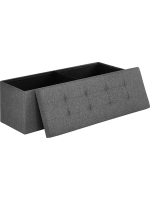 AyrStore Songmıcs Tabure, Saklama Alanı, Sandık, Saklama Kutusu, Katlanabilir, Maks. Statik Yük 300 Kg, B�