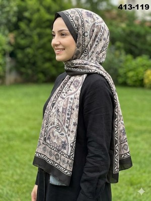 Soft İpek Soft Ipek Etnik Desen Soft Şal 413-119