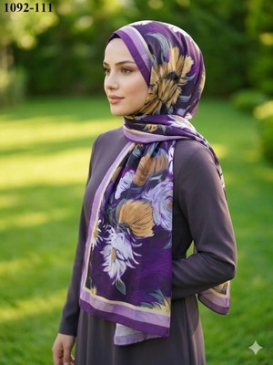 Velscarfs Soft Pamuk Şal (Mor) 1092-111