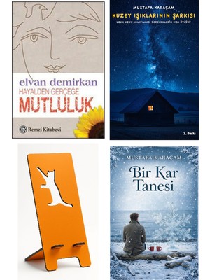 Remzi Kitabevi Hayalden Gerçeğe Mutluluk - Elvan Demirkan + Kuzey Işıklarının Şarkısı + Telefon Tutucu + Bir Kar Tanesi