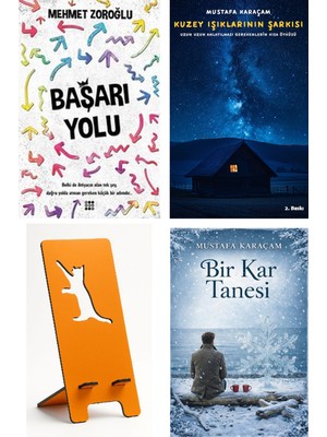 Dokuz Yayınları Başarı Yolu - Mehmet Zoroğlu + Kuzey Işıklarının Şarkısı + Telefon Tutucu + Bir Kar Tanesi