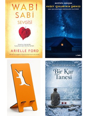 Butik Wabi Sabi Sevgisi - Kusurlu Ilişkilerde Kusursu... - Arielle Ford + Kuzey Işıklarının Şarkısı + Telefon Tutucu + Bir Kar Tanesi