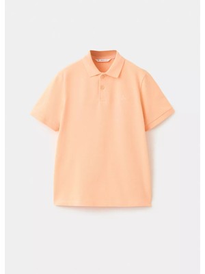 MANGO Kids Pamuklu polo gömlek