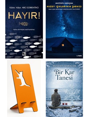 Çınaraltı Yayınları Hayır! - Kübra Hülya Arıcı Sorrentino + Kuzey Işıklarının Şarkısı + Telefon Tutucu + Bir Kar Tanesi
