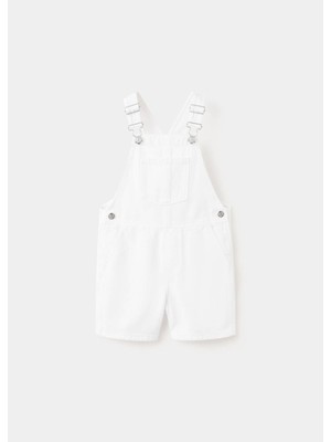 MANGO Baby Cepli denim tulum