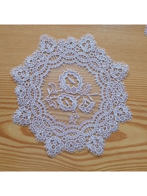 Dantelim Tül Motif Güpür - 12 Adet (1 Paket)