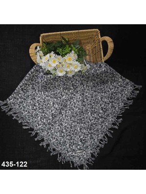 Firuze Eşarp Firuze Desenli Sökme Boncuklu Eşarp 435-122