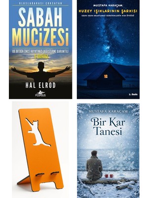 Pegasus Sabah Mucizesi: 08.00'den Önce Hayatınızı Değiş... - Hal Elrod + Kuzey Işıklarının Şarkısı + Telefon Tutucu + Bir Kar Tanesi