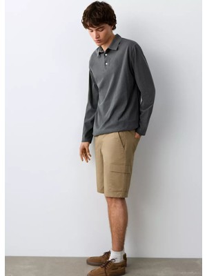 MANGO Teen Kargo bermuda şort