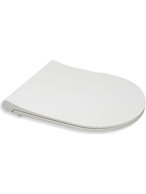 AyrStore Aqua Bagno / Düz Klozet Kapağı ve Klozet Kapağı, Otomatik Kapanma, Çıkarılabilir Klozet Kapa