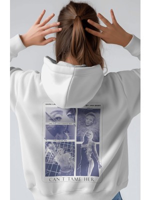 Sevbano Zara Larsson Şarkıcı Sırt Baskılı Unisex Oversize Premium Hoodie