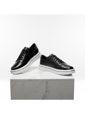 By Barretti Siyah Rugan Sneaker Ayakkabı