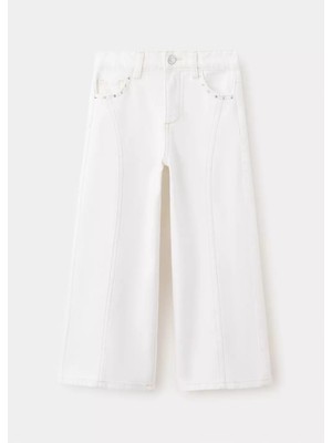 Mango Zımba Detaylı Culotte Jean