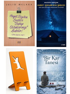 Arıtan Yayınevi Hayat Sizden Sadece Sahip Olduklarınızı Alabilir! - Julio Melara + Kuzey Işıklarının Şarkısı + Telefon Tutucu + Bir Kar Tanesi