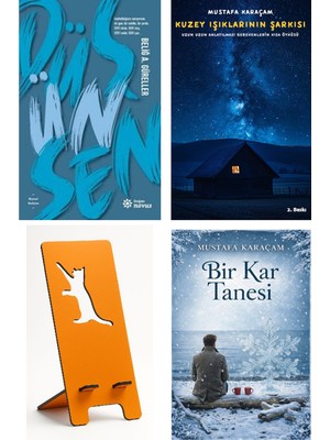 Doğan Novus Düş Ün Sen - Beliğ A. Güreller + Kuzey Işıklarının Şarkısı + Telefon Tutucu + Bir Kar Tanesi
