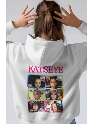 Sevbano Katseye Kpop Müzik Grubu Sırt Baskılı Unisex Oversize Premium Hoodie