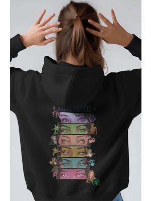 Sevbano Katseye Kpop Müzik Grubu Sırt Baskılı Unisex Oversize Premium Hoodie