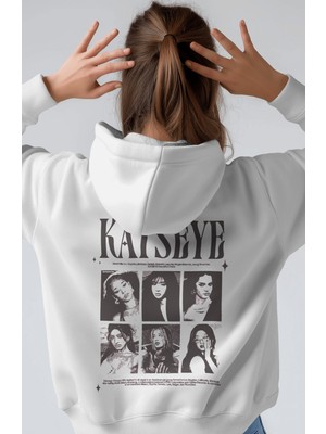 Sevbano Katseye Kpop Müzik Grubu Sırt Baskılı Unisex Oversize Premium Hoodie