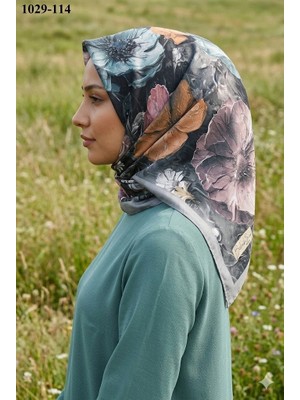 Belinda Scarf Bambu Pamuk Eşarp (Gri) 1029-114