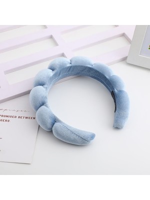 Rubibes Jewelry Mavi Spa Saç Bandı Havlu Taç
