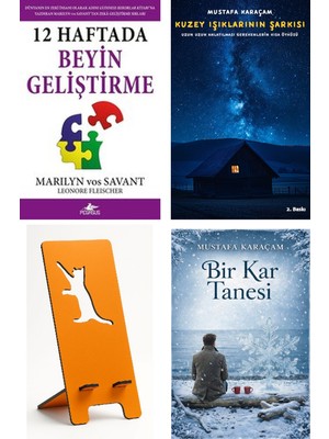 Pegasus 12 Haftada Beyin Geliştirme - Leonore Fleischer + Kuzey Işıklarının Şarkısı + Telefon Tutucu + Bir Kar Tanesi