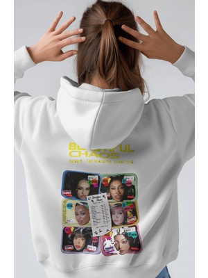 Sevbano Beautiful Chaos Katseye Kpop Müzik Grubu Sırt Baskılı Unisex Oversize Premium Hoodie