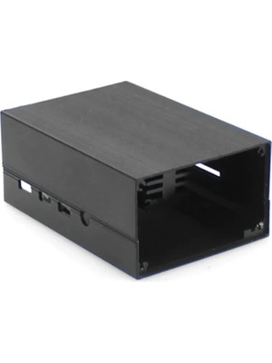 Raspberry Pi 4b Alüminyum Soğutma Kasa — Dahili Fanlı, Siyah