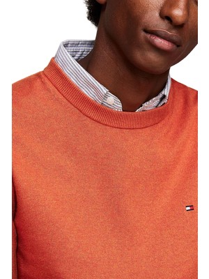 Tommy Hilfiger Pıma Org Ctn Cashmere Crew Neck