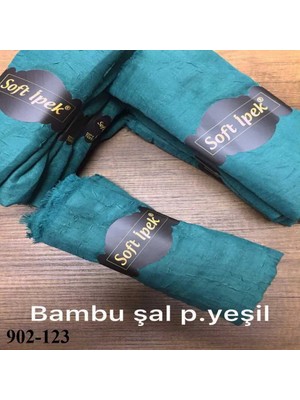 Soft İpek Soft Ipek Bambu Pamuk Şal (P. Yeşil) 902-123