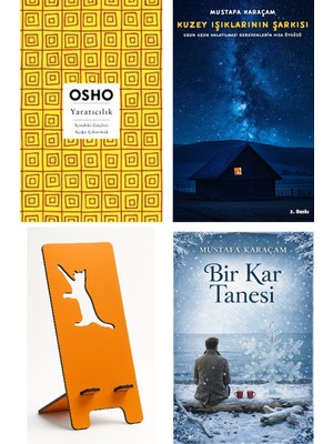 Butik Yaratıcılık - Içindeki Güçleri Açığa Çıkarmak - Osho + Kuzey Işıklarının Şarkısı + Telefon Tutucu + Bir Kar Tanesi