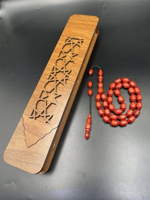 Onurlu Tesbihane El Yapımı Gürgen Tespih – 11X7 mm
