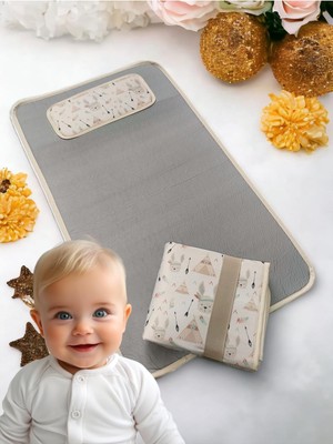 AyrStore Fulia Elegance Bebek Alt Açma Örtüsü Minderi, Alt Değiştirme Minderi, Süngerli Ped, Aktivite