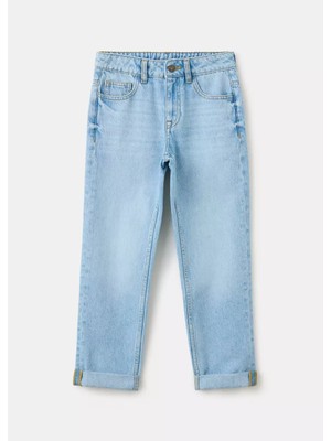 Mango Regular Fit Paçaları Kıvrık Jean Pantolon
