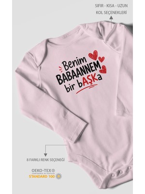 Morivo Kids Babaanne Uzun Kollu Çıtçıtlı Bebek Body %100 Pamuk