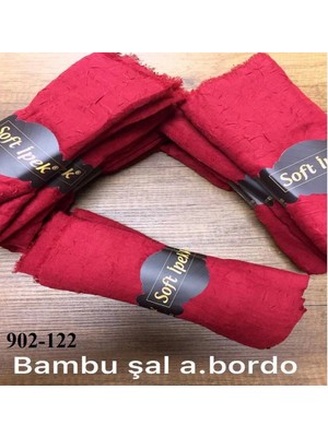 Soft İpek Soft Ipek Bambu Pamuk Şal (A. Bordo) 902-122
