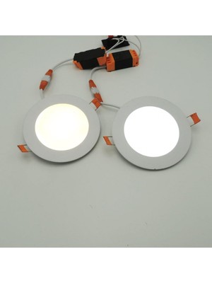 AyrStore LED Spot Tavan Lambası, 6W, Gömme Montaj, Beyaz 2li Paket