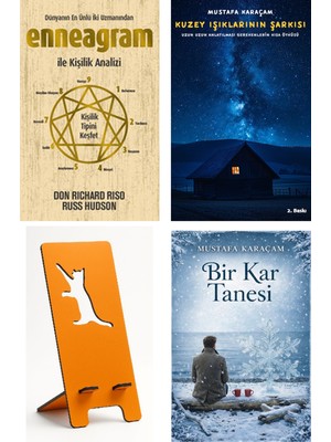 Butik Enneagram - Don Richard Riso + Kuzey Işıklarının Şarkısı + Telefon Tutucu + Bir Kar Tanesi
