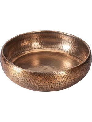 AyrStore Porland Sia Altın Dekoratif Derin Kase 40CM