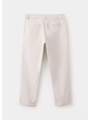 MANGO Kids Kıvrık chino pantolon
