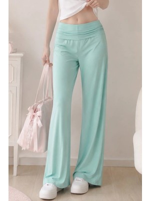 Turkuaz Subdued Yoga Pantolonu