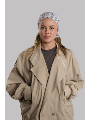 Hürrem Bone Indigo Mavi Pratik Hazır Geçmeli Buff Bandana Sandy Desenli Boru Bone 2419_34