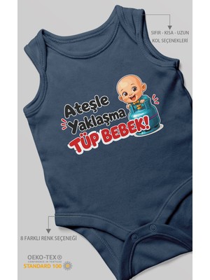 Morivo Kids Ateşle Yaklaşma Tüp Bebek Sıfır Kol Bebek Zıbını %100 Pamuk