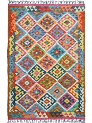 Kilim Co. Yünden El Dokuma Afgan Kilim 100X150 cm (1.5 M²)