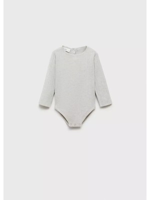 MANGO Baby Uzun kollu triko body