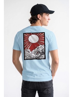 Unisex Regular Fit %100 Pamuk Bisiklet Yaka Premium Baskı Tişört