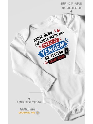 Morivo Kids Anneye Özel Uzun Kollu Bebek Body %100 Pamuk