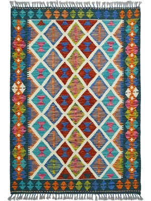 Kilim Co. Yünden El Dokuma Afgan Kilim 100X150 cm (1.5 M²)