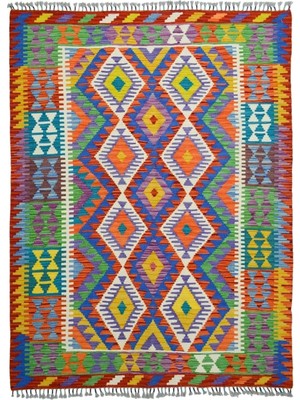 Kilim Co. Yünden El Dokuma Afgan Kilim 125X180 cm (2.25 M²)